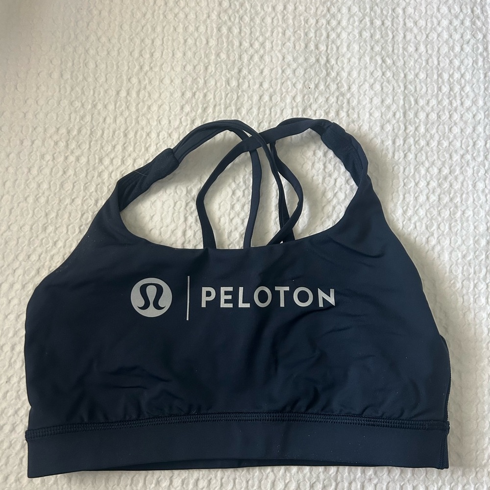 lululemon athletica Peloton Navy Sports Bra